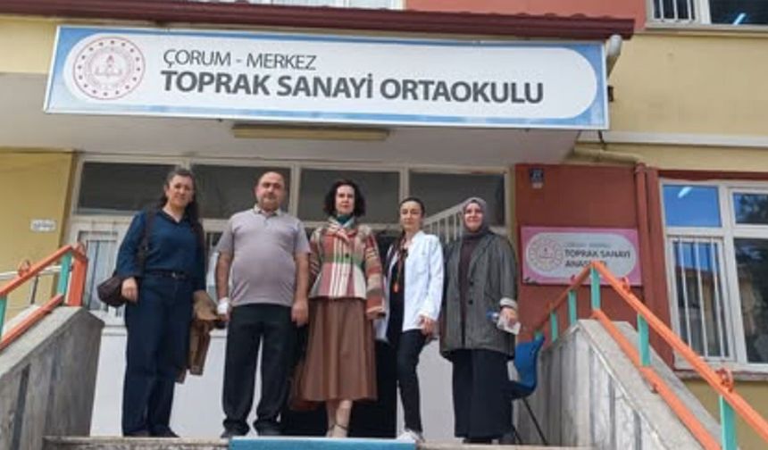 Çorum’da Harezmi Eğitim Modeli için okul ziyaretleri