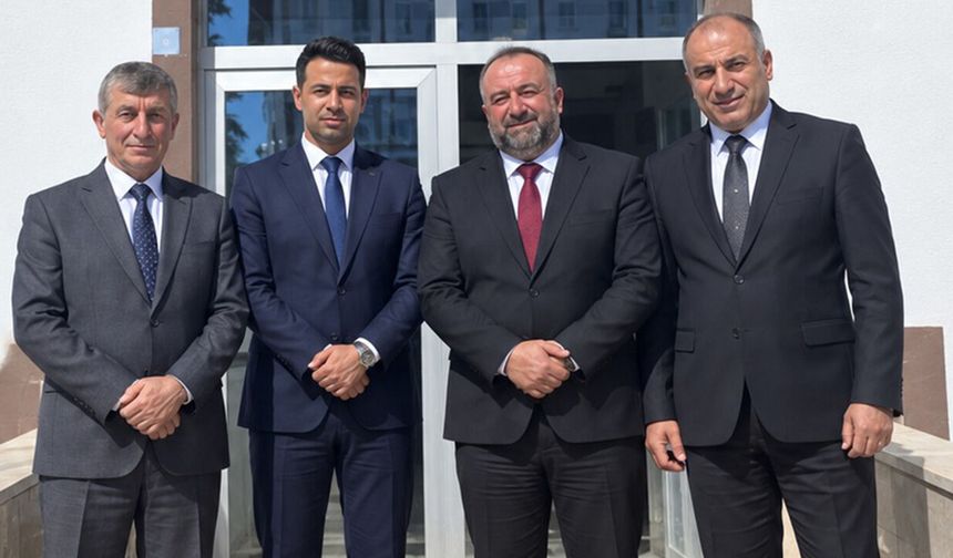 Şuayip Sarı’dan Mecitözü İlçe Emniyet Amiri İnan’a ziyaret