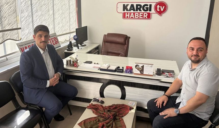 Kaymakam Kayış’tan Kargı Gazetesi’ne 11. kuruluş yılı ziyareti