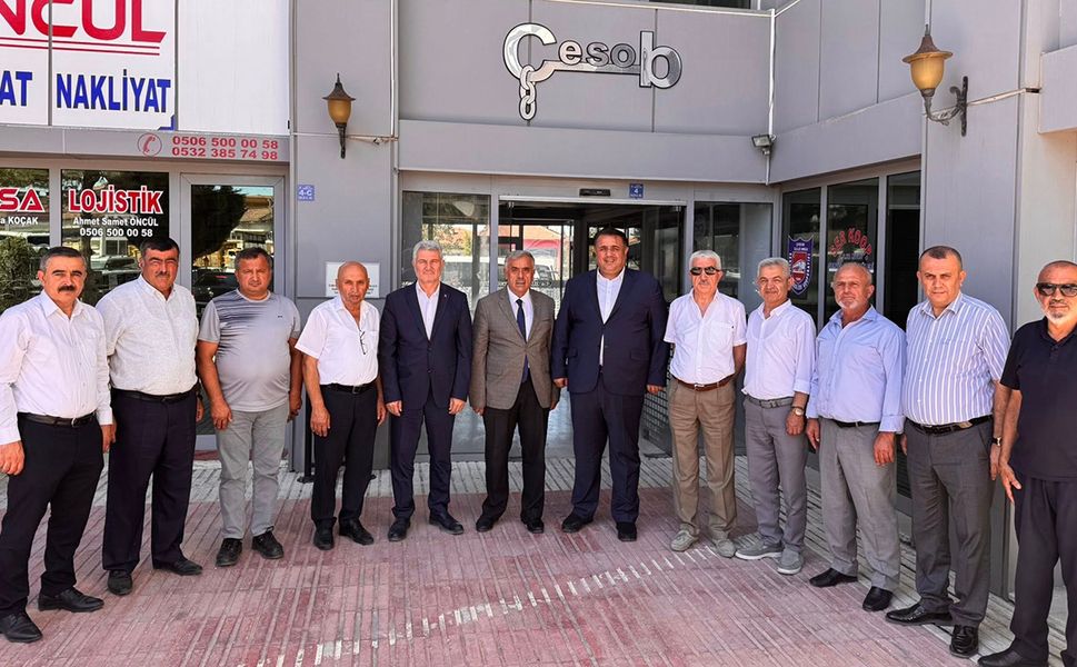 AK Parti Milletvekili Oğuzhan Kaya’dan ÇESOB ziyareti