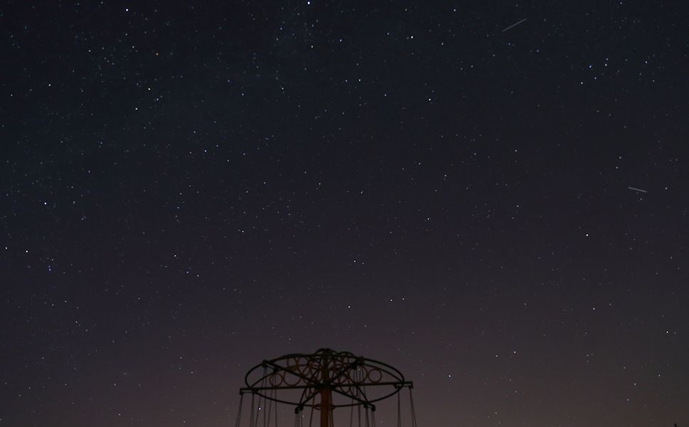 Çorum Sıklık Tabiat Parkı’nda Perseid Meteor yağmuru görsel şöleni
