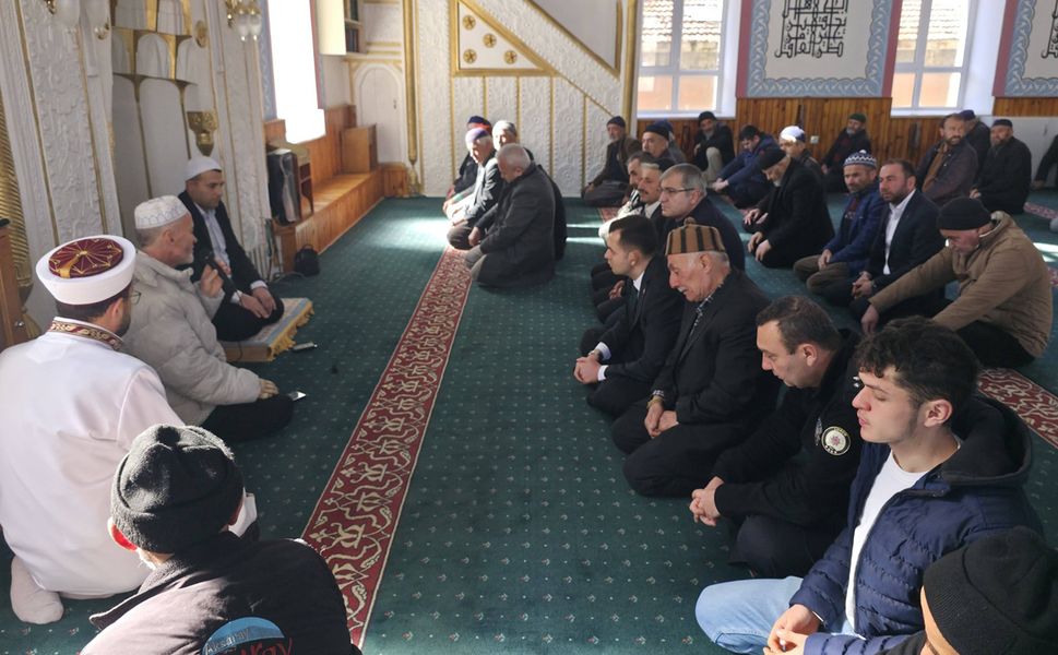 Bayat’ta şehit Mustafa Uslu için mevlit programı