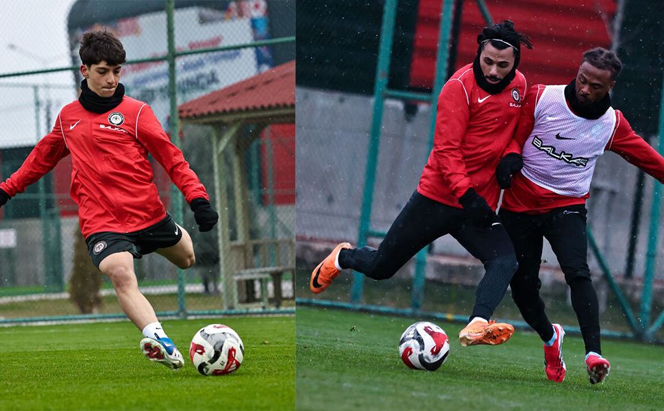 Manisa maçı öncesi son antrenman