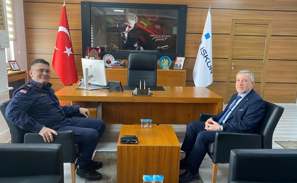 İl Jandarma Komutanı Ayvaz’dan Levent Tuzcu'ya ziyaret