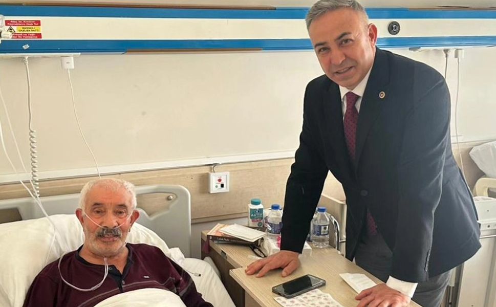 Mehmet Tahtasız’dan İsmail Ardık’a geçmiş olsun ziyareti