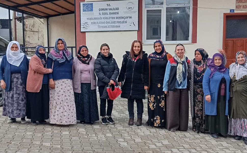 Çorum’da Kadın Çiftçilere Buzağı ve Hububat eğitimi