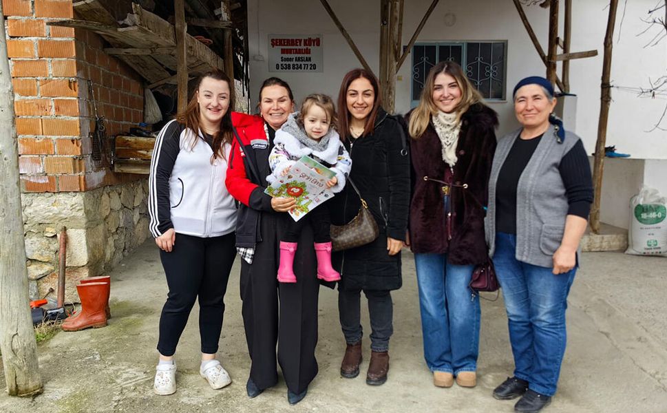 Çorum’da kadın çiftçilere eğitim desteği