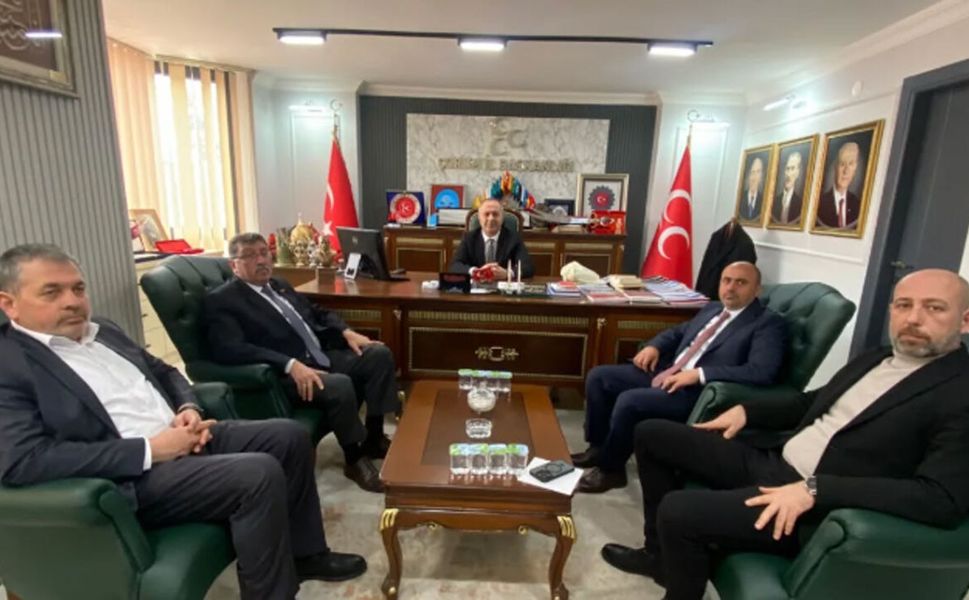 Sungurlu teşkilatından MHP İl Başkanı Çıplak’a ziyaret