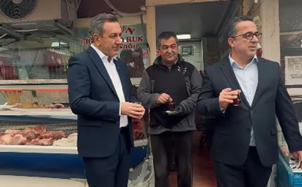 Başkan Muhsin Dere’den esnaf ziyareti