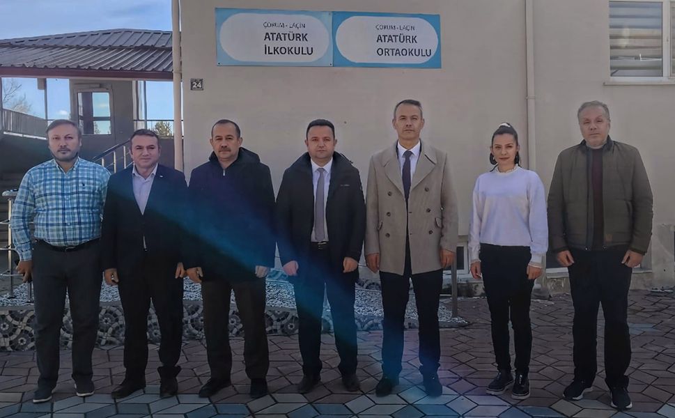 Çorum'da üç ilçede okullara altyapı incelemesi