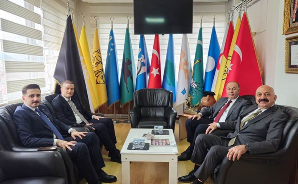 Alaca heyetinden Başkan Taner İsbir'e ziyaret