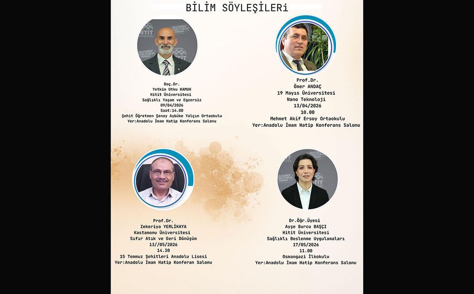 Osmancık’ta TÜBİTAK Bilim Söyleşileri başlıyor