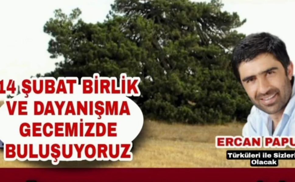 Büyük Palabıyık Köyü’nde birlik ve dayanışma gecesi düzenlenecek