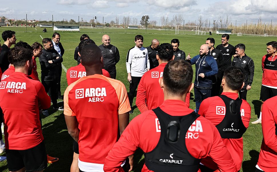 Uçar ilk antrenmanına çıktı: Serik maçı yeni başlangıç