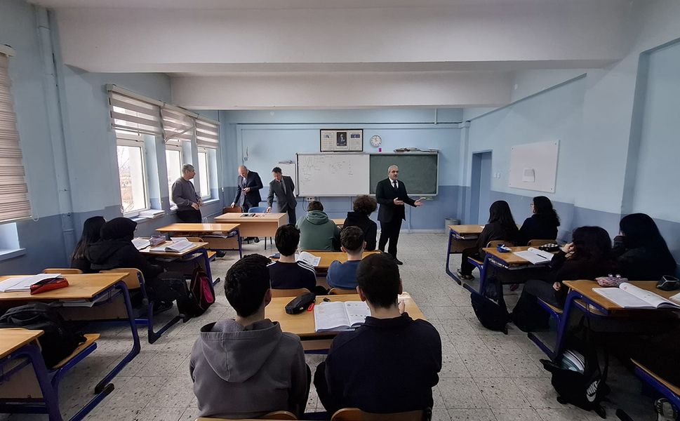 15 Temmuz Şehitleri Fen Lisesi’nde YKS incelemesi