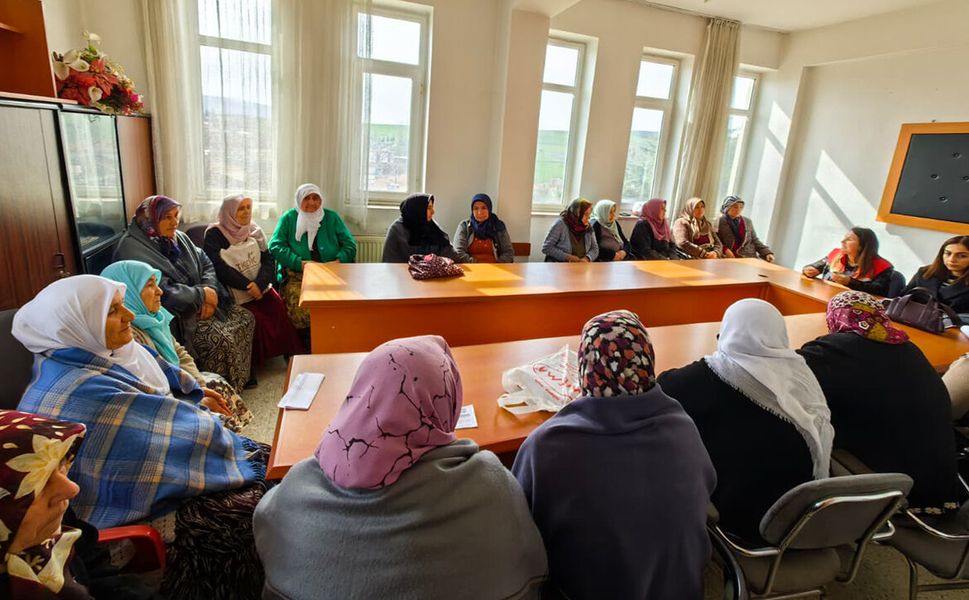 Kadın çiftçilere kapsamlı eğitim verildi