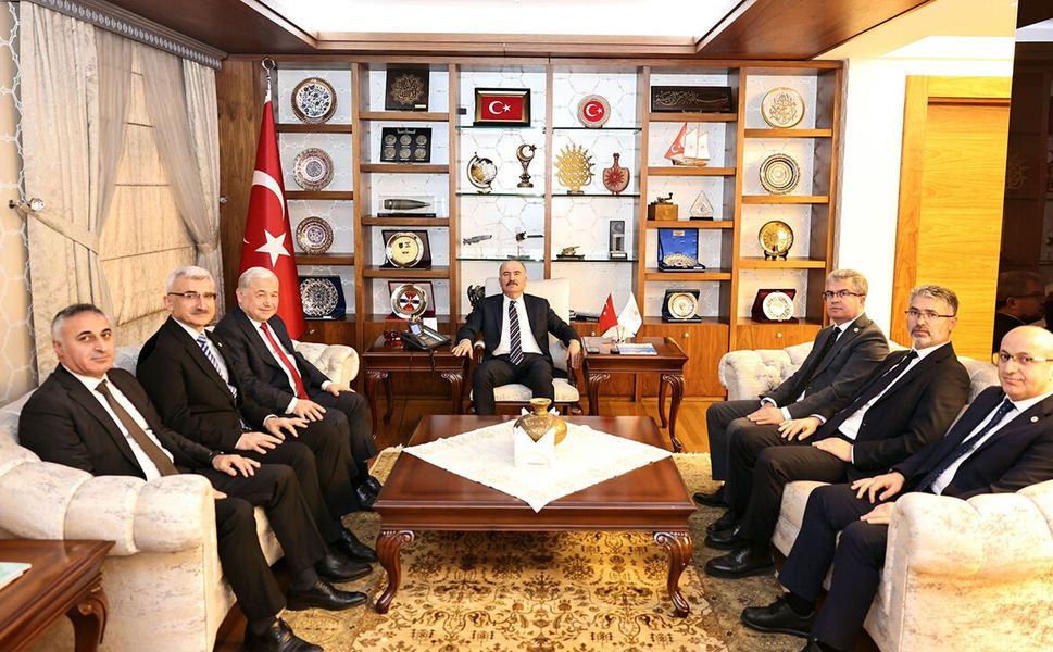 Orman Genel Müdürlüğü heyetinden Vali Çalgan'a ziyaret