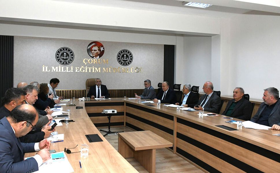 Çorum’da mesleki eğitim fuarı hazırlıkları başladı