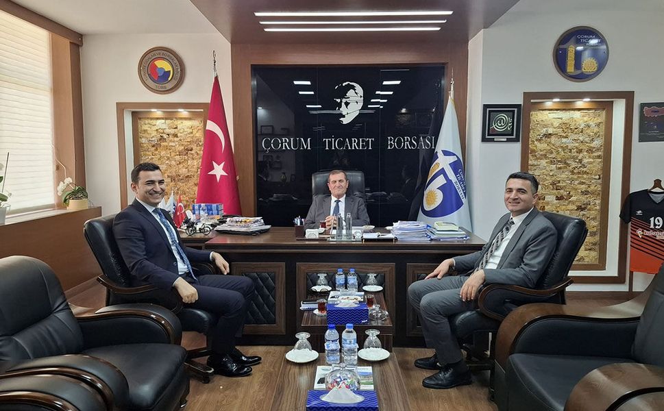 Halk Bankası’ndan Çorum Ticaret Borsası’na ziyaret