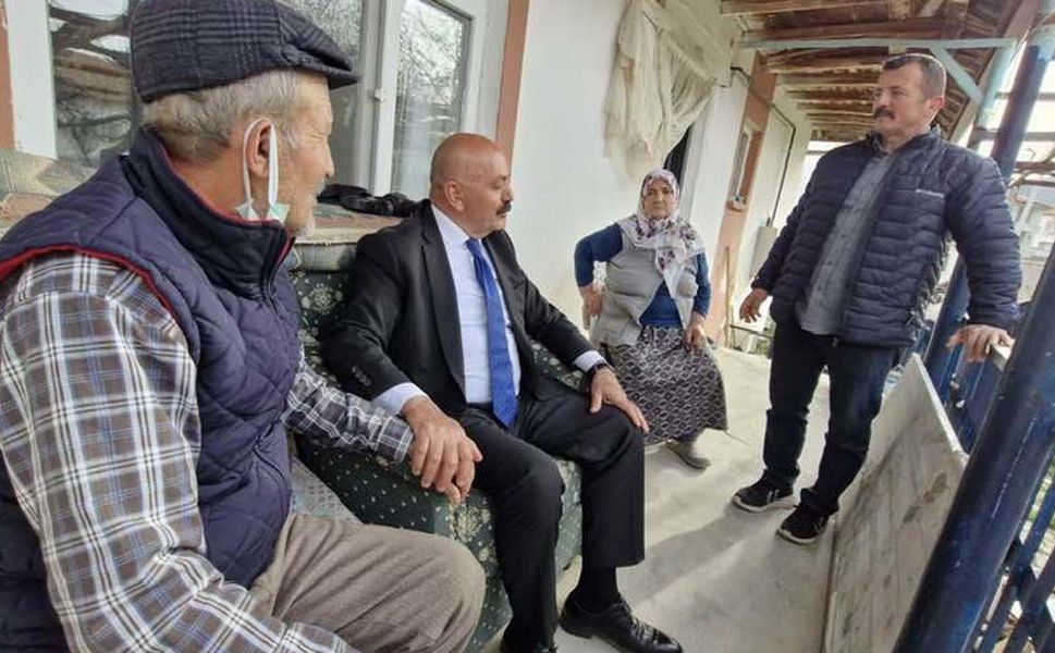 Ortaköy’ün sevilen ismine geçmiş olsun ziyareti