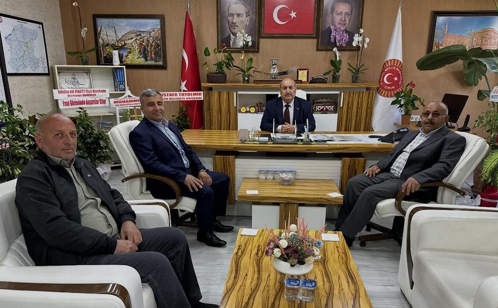 Dut köyü heyetinden Duran Bıyık’a hayırlı olsun ziyareti