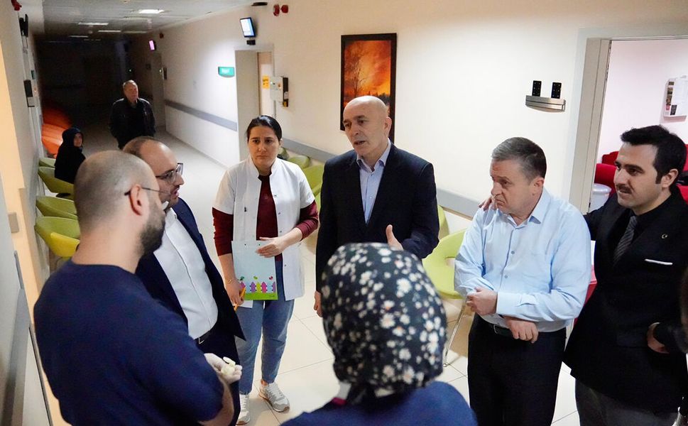 Alaca Devlet Hastanesi’nde hizmetler yerinde incelendi