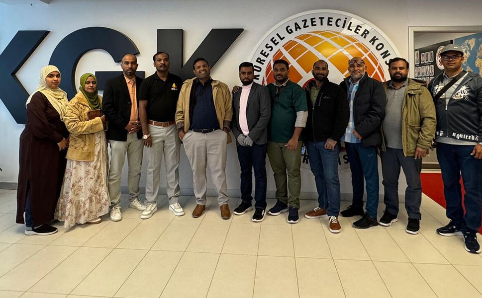 KGK’da uluslararası buluşma: Sri Lankalı gazeteciler Ankara’da