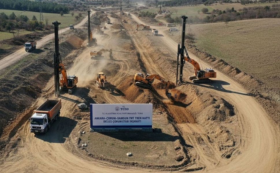 Çorum'u Samsun ve İran otoyollarına bağlayacak dev projede çalışmalar hızlandı
