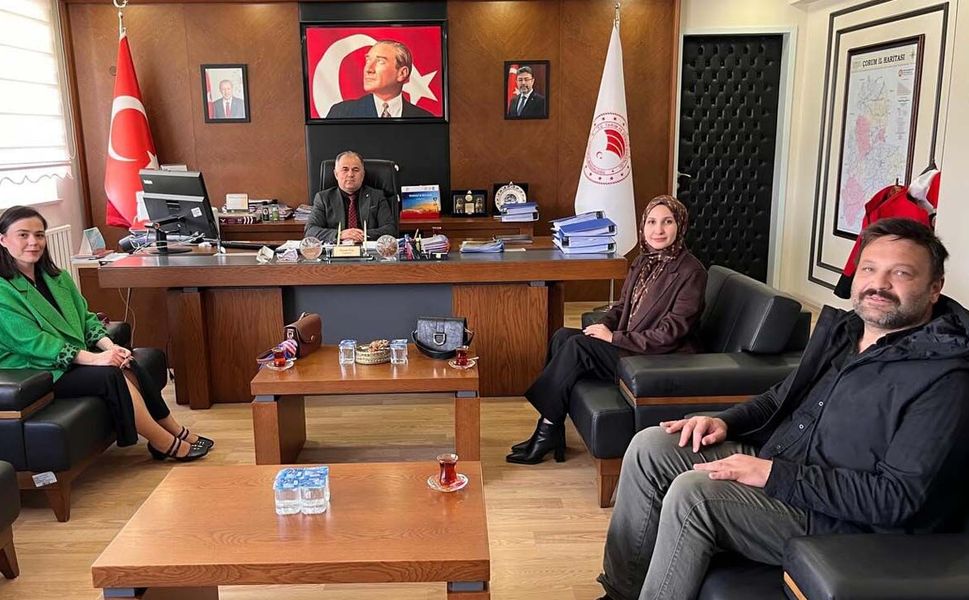 Çorum Barosu yönetiminden İl Tarım Müdürü Hasan Taş’a ziyaret