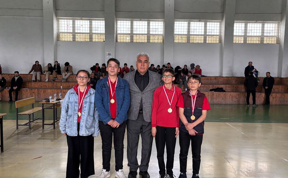 Köy ortaokulları bilgi yarışmasında kazananlar belli oldu