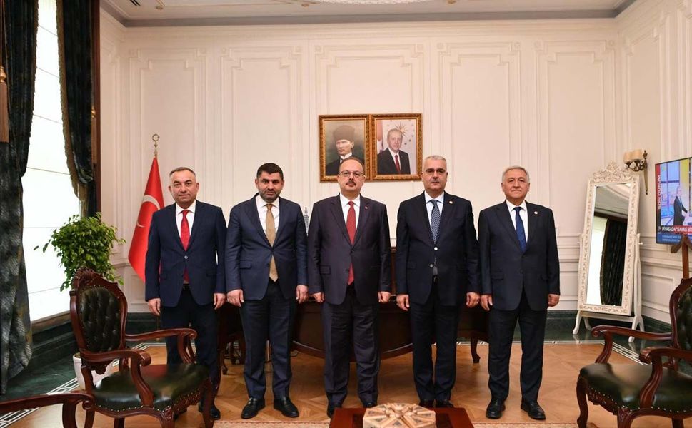 Yusuf Ahlatcı Ankara Valisi Yakup Canbolat ile görüştü