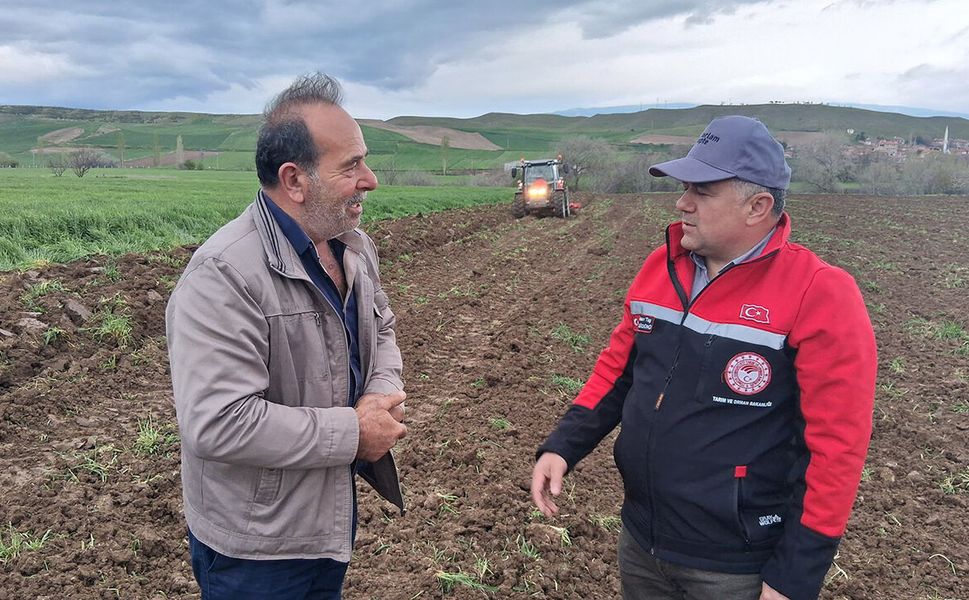 İl Müdürü Hasan Taş’tan üreticilere 1 Mayıs ziyareti
