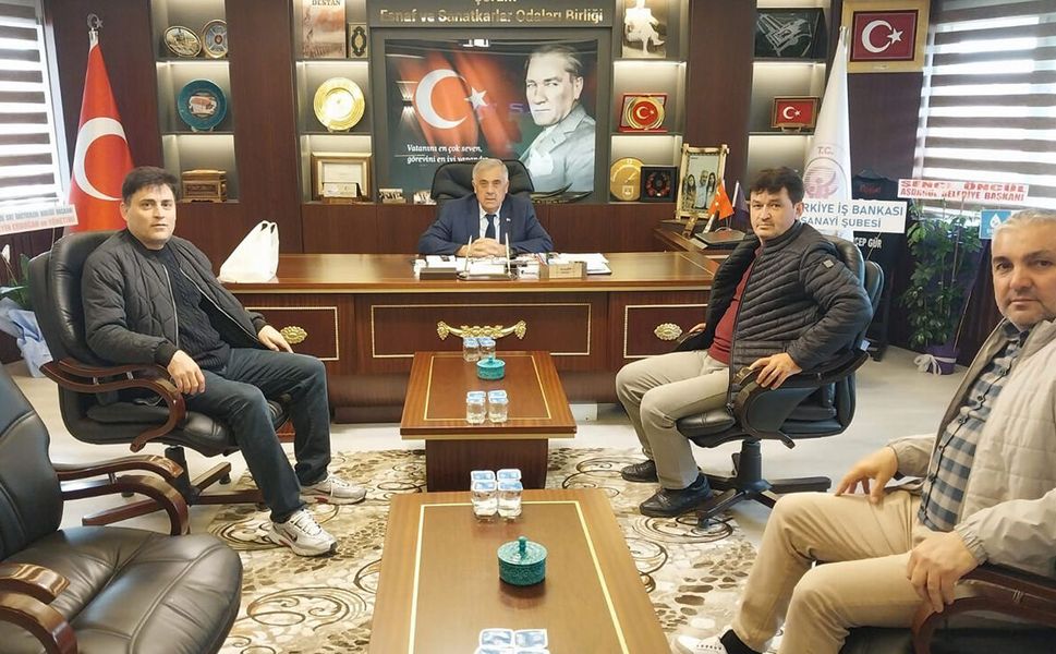 ÇESOB Başkanı Gür’e hayırlı olsun ziyareti