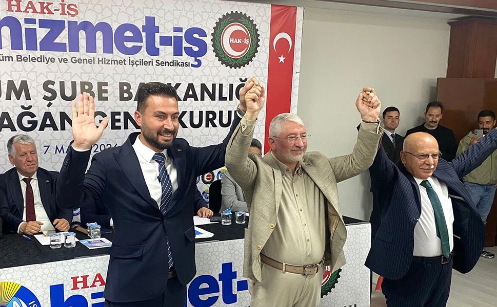 Hizmet-İş Çorum Şube Başkanı Mustafa Şahin oldu