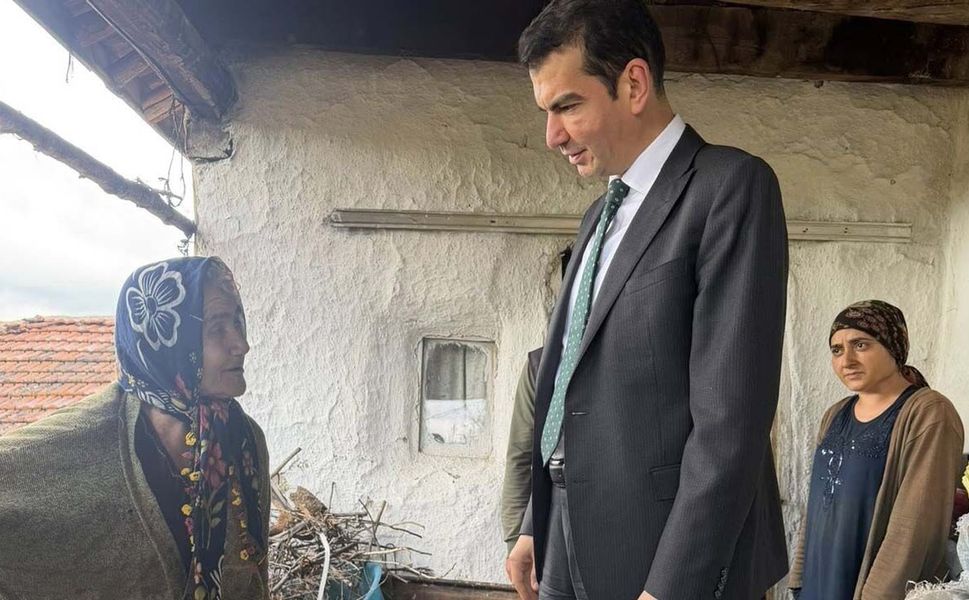 Kaymakam Mutlu Köksal’dan köylerde hane ziyareti