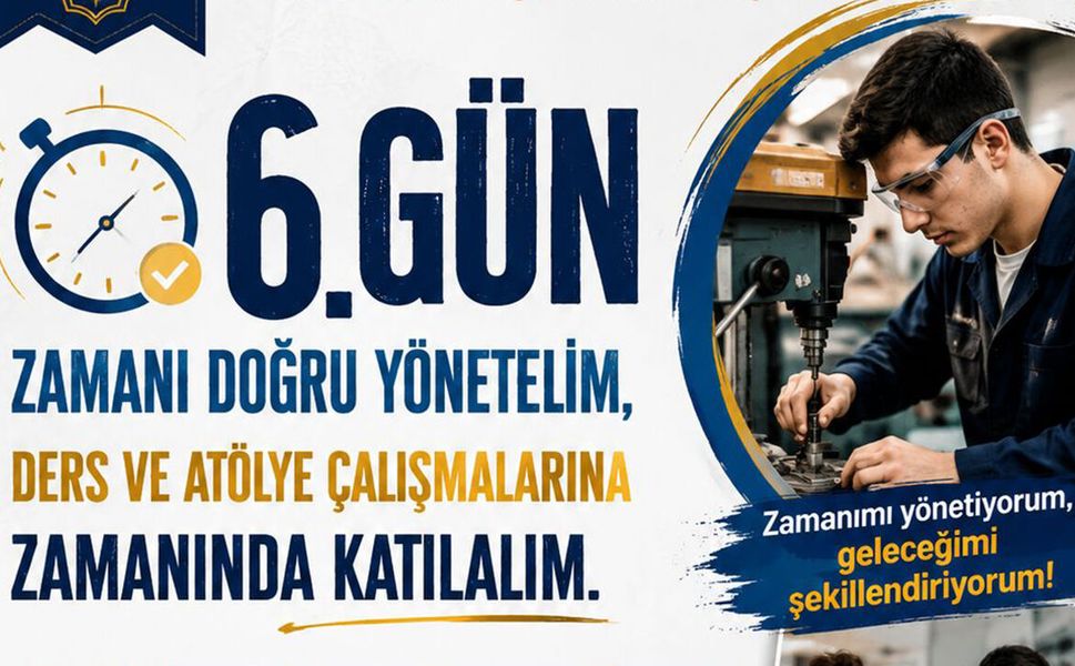 Çorum’da öğrenciler zamanı yönetmeyi öğreniyor