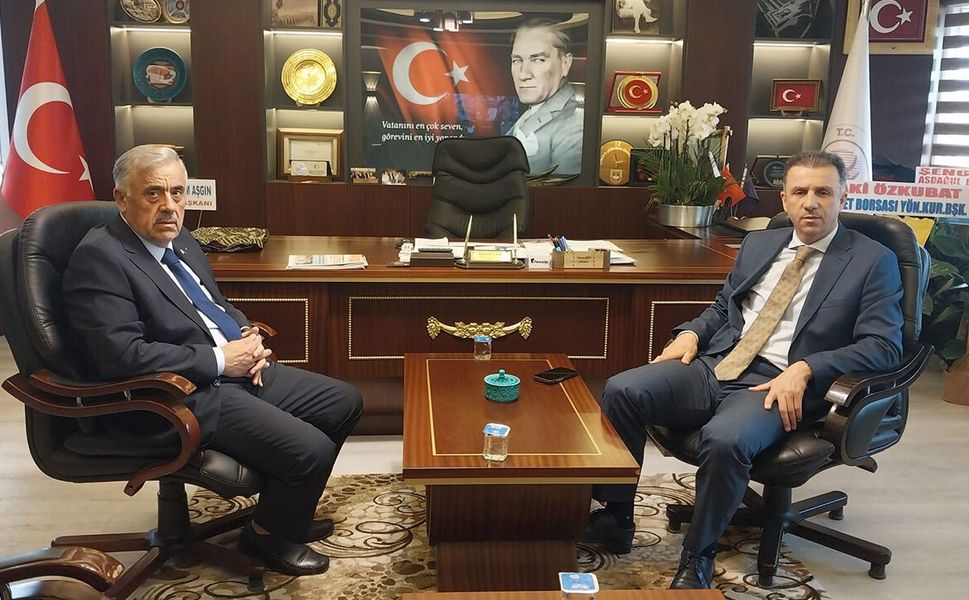 Başsavcı Bektaş’tan ÇESOB Başkanı Gür’e ziyaret