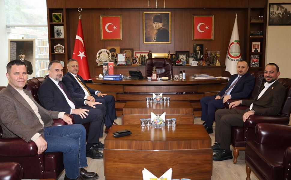 Tahtasız’dan Amasya Belediyesi’ne ziyaret