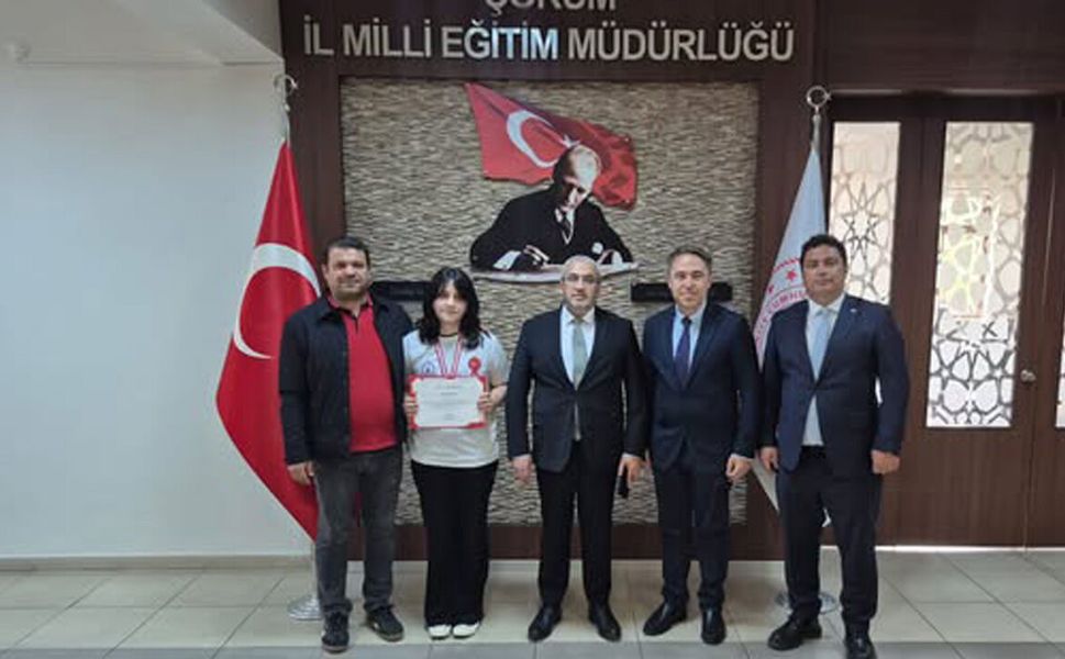 Çorumlu öğrenci TÜBİTAK başarısıyla Türkiye finallerine yükseldi