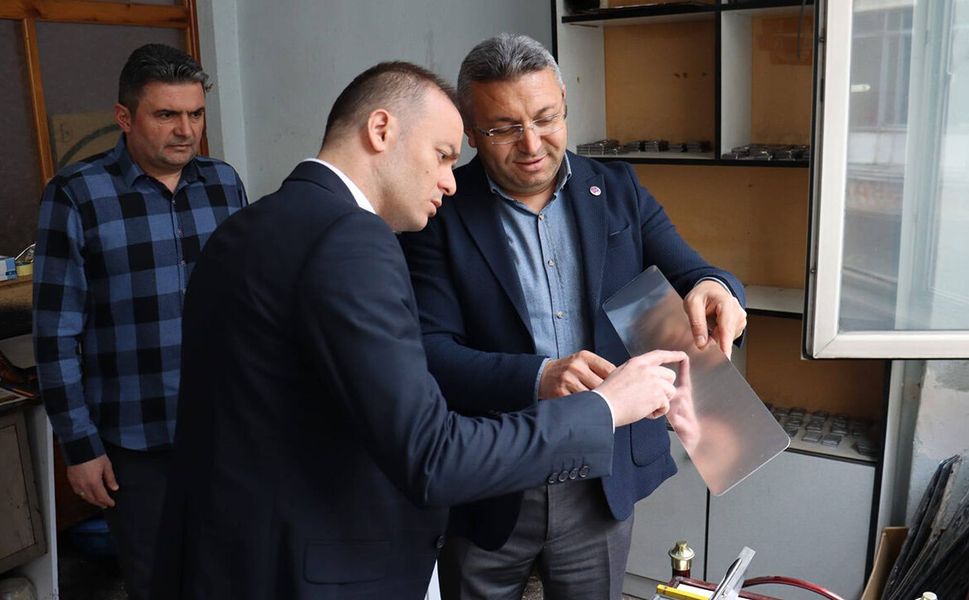 Kaymakam Meriç Dinçer’den Mustafa Erbaş'a ziyaret