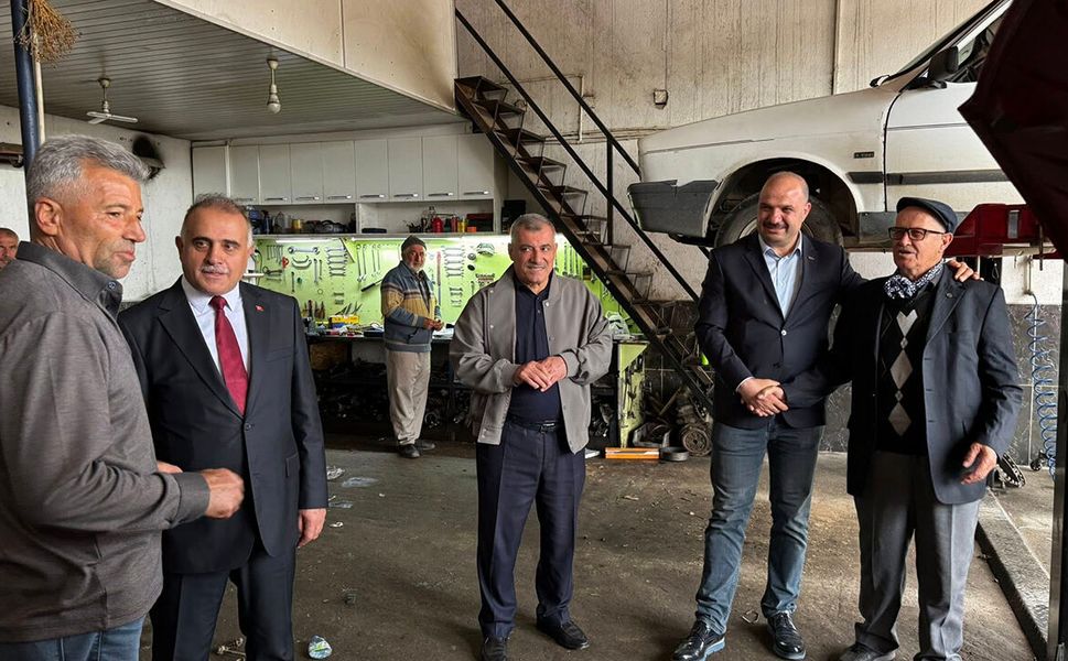 AK Parti İl Başkanı Alar’dan Alaca sanayi esnafına bayram ziyareti
