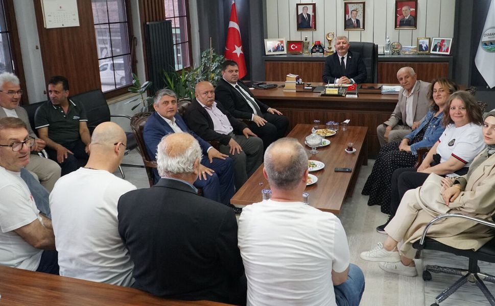 Başkan Gelgör’e ziyaretçi akını