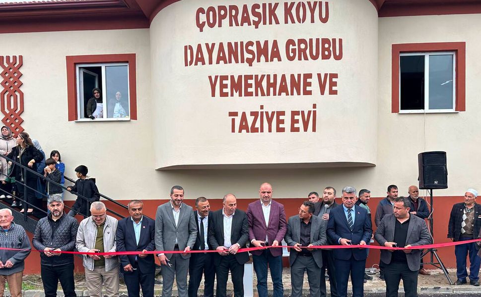 Çopraşık Köyü’ne yemekhane ve taziye evi
