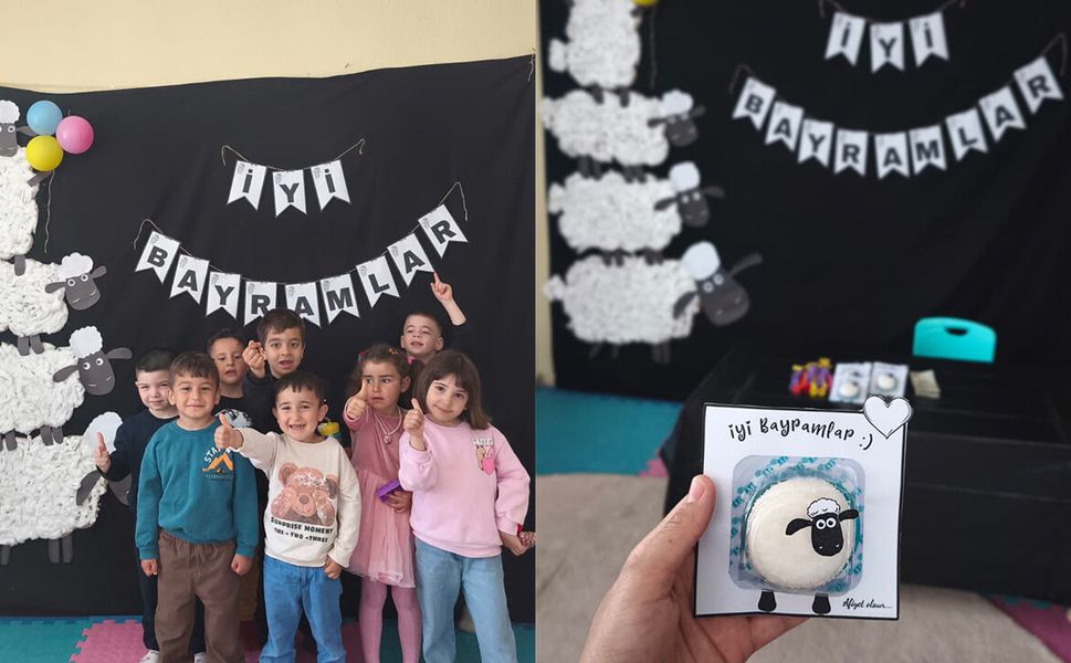 Uğurludağ’da miniklerle bayramlaşma programı düzenlendi