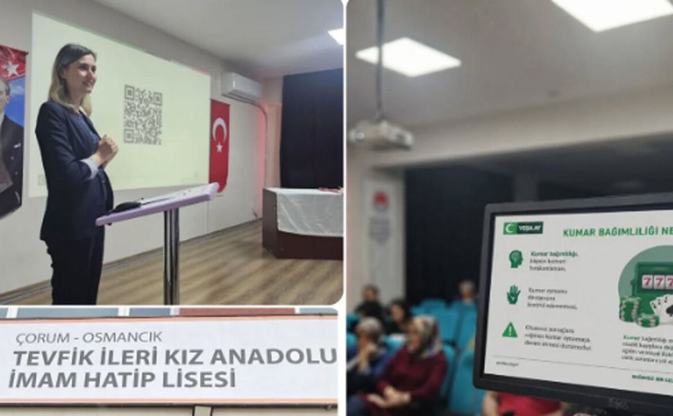 Osmancık’ta öğretmenlere teknoloji ve kumar bağımlılığı eğitimi