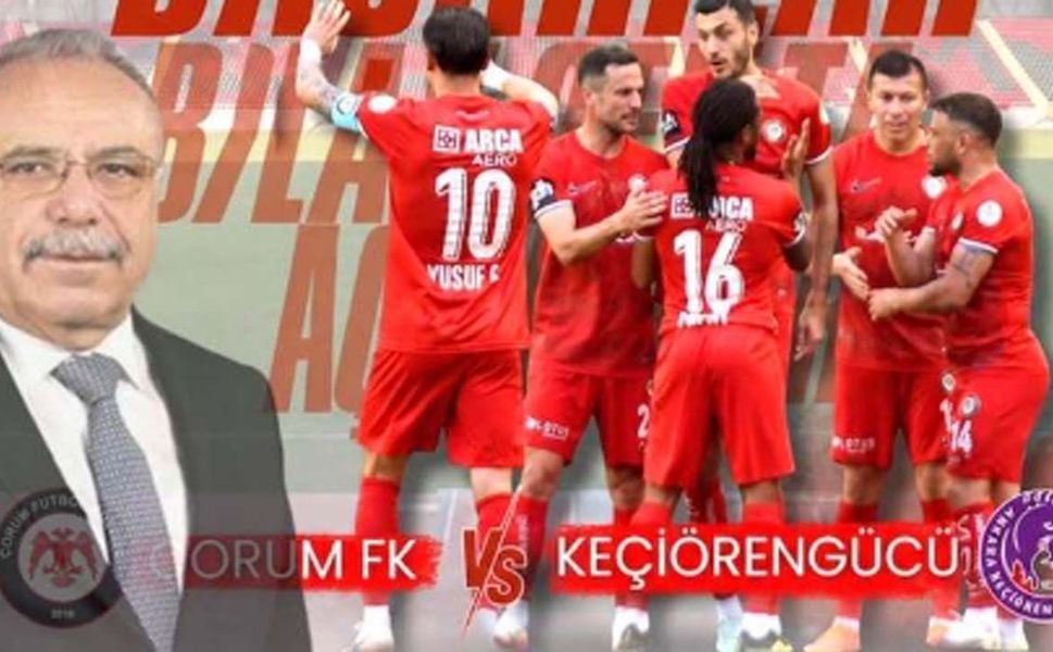 İsmail Çetinkaya’dan Çorum FK’ya destek mesajı