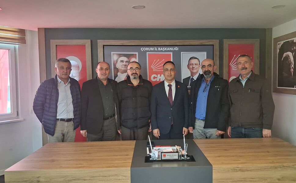 Alaca Büyük Keşlik Köyü Derneği’nden CHP ziyareti