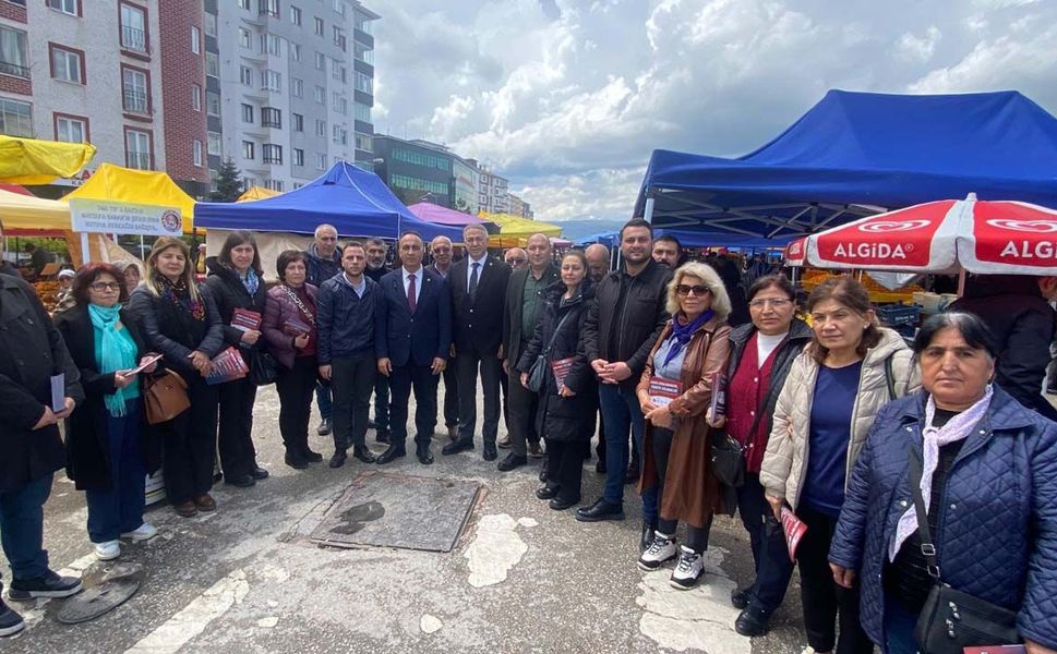 CHP pazarda nabız tuttu: Alan da dertli, satan da