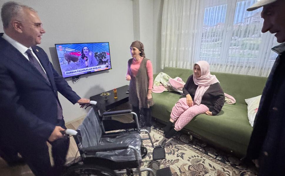 Milletvekili Yusuf Ahlatcı verdiği sözü tuttu