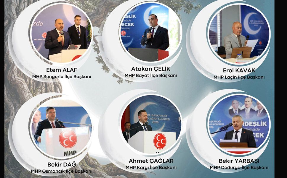 MHP Çorum’da İlçe Kongrelerinin İlk Etabını tamamladı